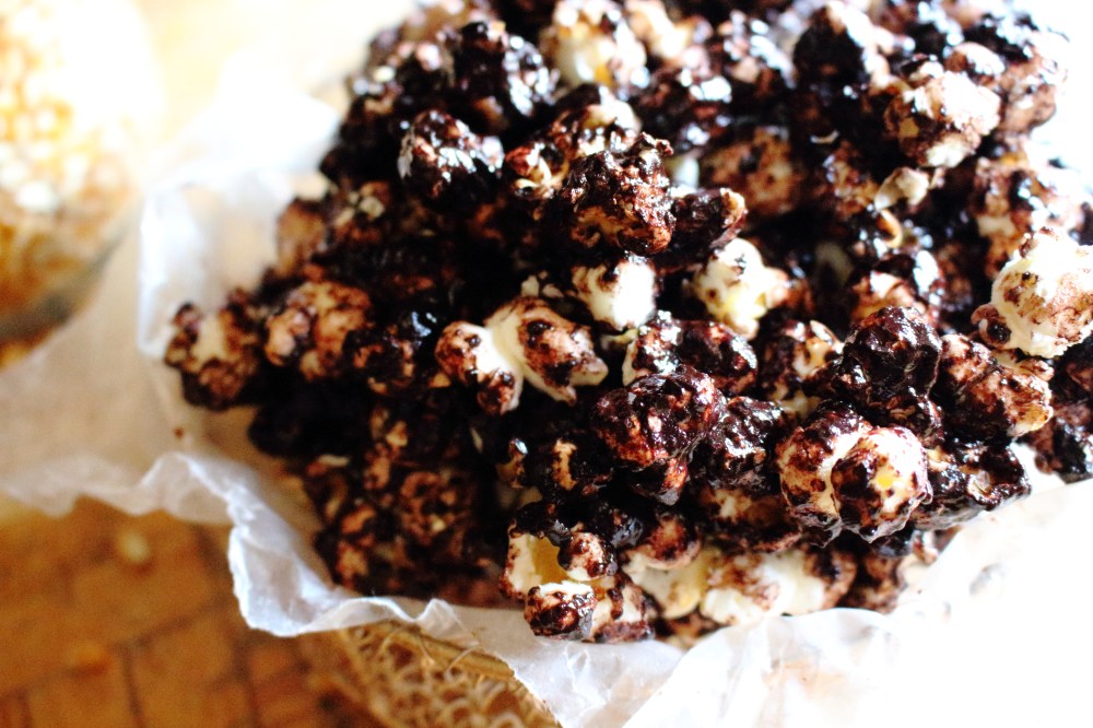 popcorn with choco
